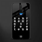 don't get too loud glass case for poco x2 image