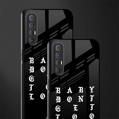don't get too loud glass case for oppo reno 3 pro image-2