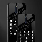 don't get too loud glass case for oppo f11 pro image-2