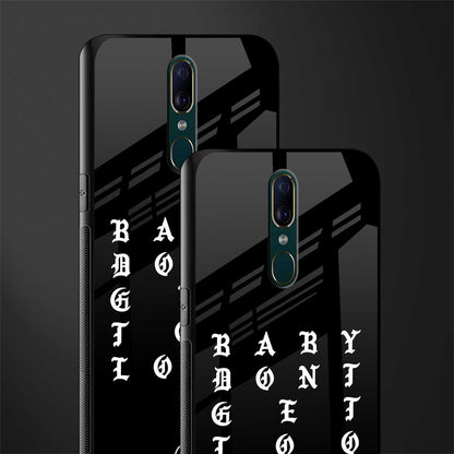 don't get too loud glass case for oppo a9 image-2