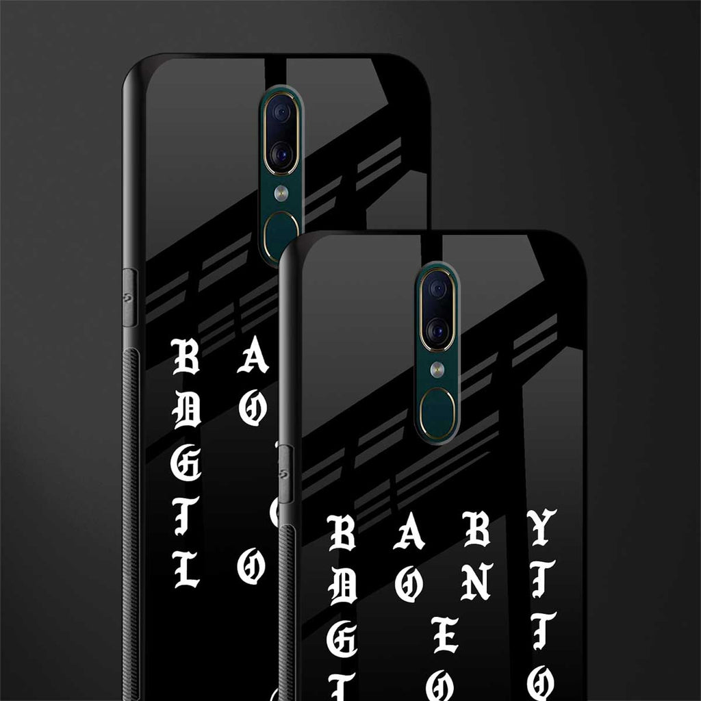don't get too loud glass case for oppo f11 image-2