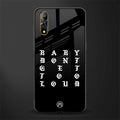 don't get too loud glass case for vivo z1x image