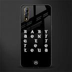 don't get too loud glass case for vivo z1x image