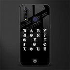 don't get too loud glass case for vivo z1 pro image