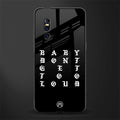 don't get too loud glass case for vivo v15 pro image