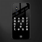 don't get too loud glass case for vivo v15 pro image