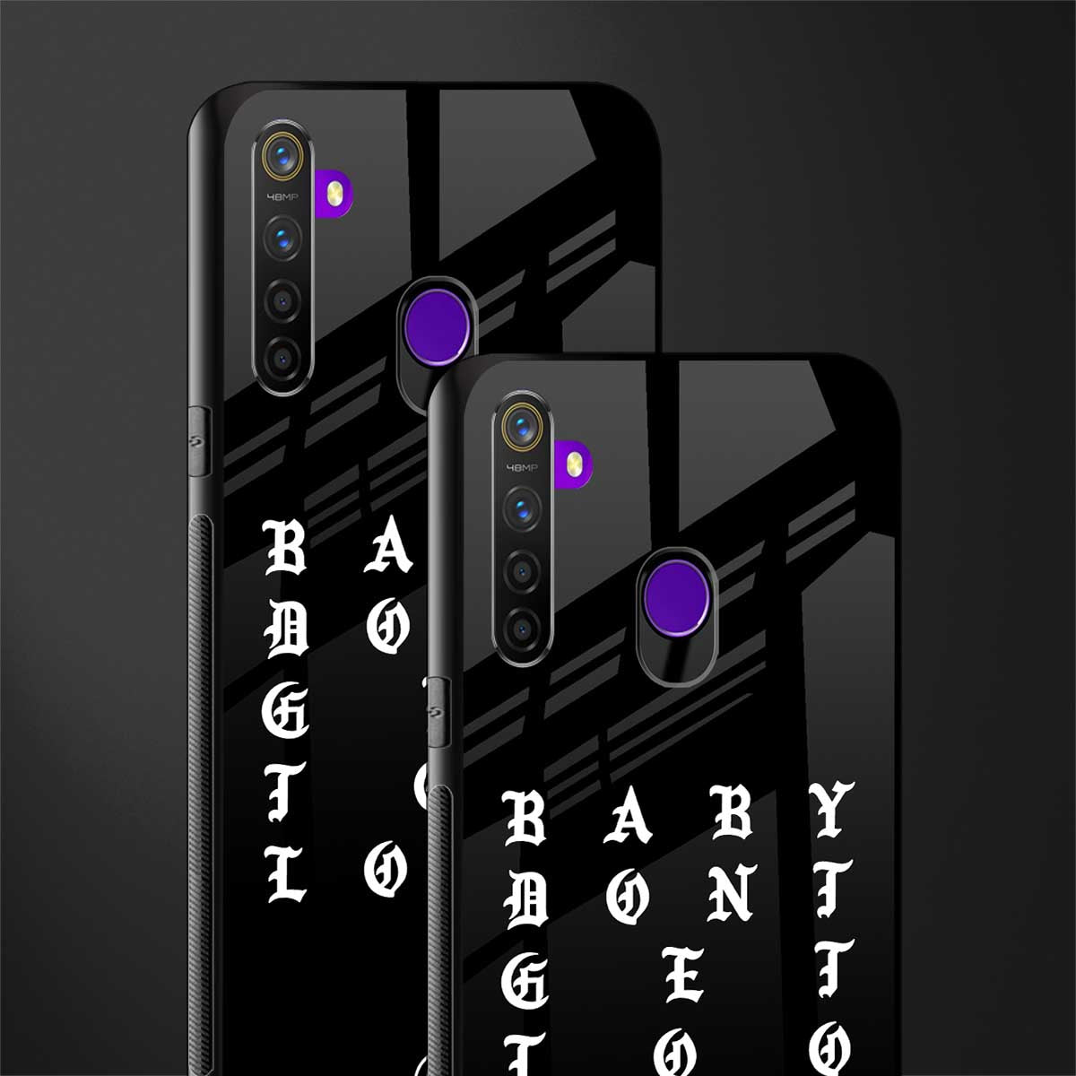 don't get too loud glass case for realme 5i image-2