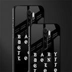 don't get too loud glass case for redmi note 8 pro image-2