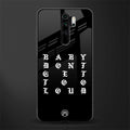 don't get too loud glass case for redmi note 8 pro image