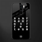 don't get too loud glass case for redmi note 8 pro image