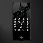 don't get too loud glass case for poco m2 pro image