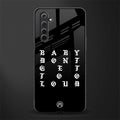 don't get too loud glass case for realme 6 pro image