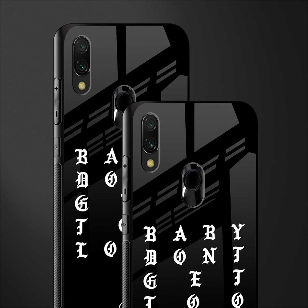 don't get too loud glass case for redmi note 7 image-2