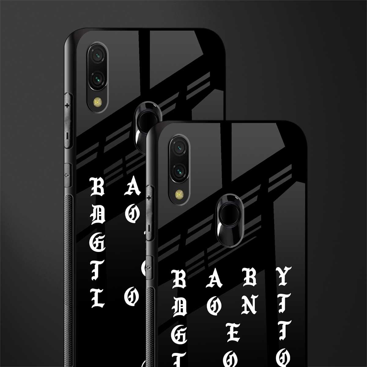 don't get too loud glass case for redmi note 7 image-2