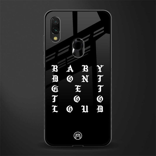 don't get too loud glass case for redmi y3 image