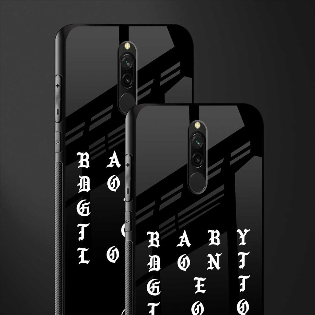 don't get too loud glass case for redmi 8 image-2