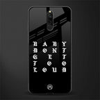 don't get too loud glass case for redmi 8 image