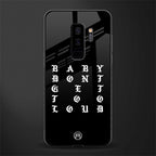 don't get too loud glass case for samsung galaxy s9 plus image