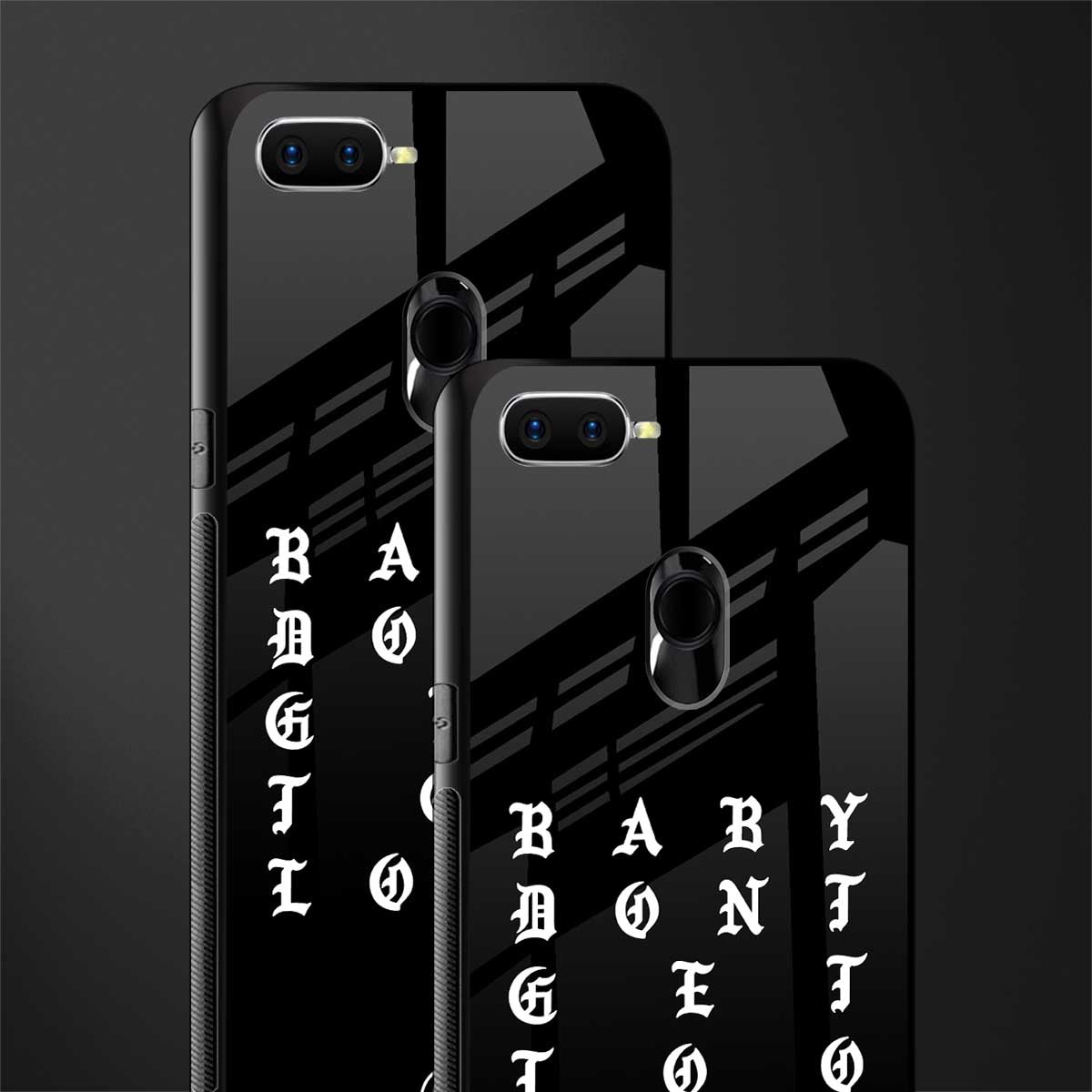 don't get too loud glass case for oppo a7 image-2