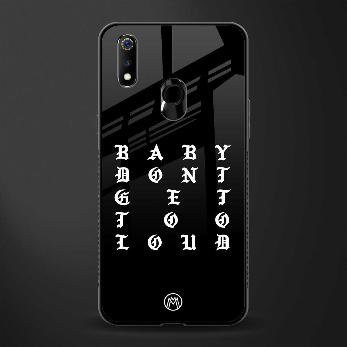 don't get too loud glass case for realme 3 pro image