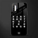 don't get too loud glass case for realme xt image