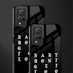 don't get too loud glass case for vivo v21 5g image-2