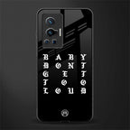 don't get too loud glass case for vivo x70 pro image