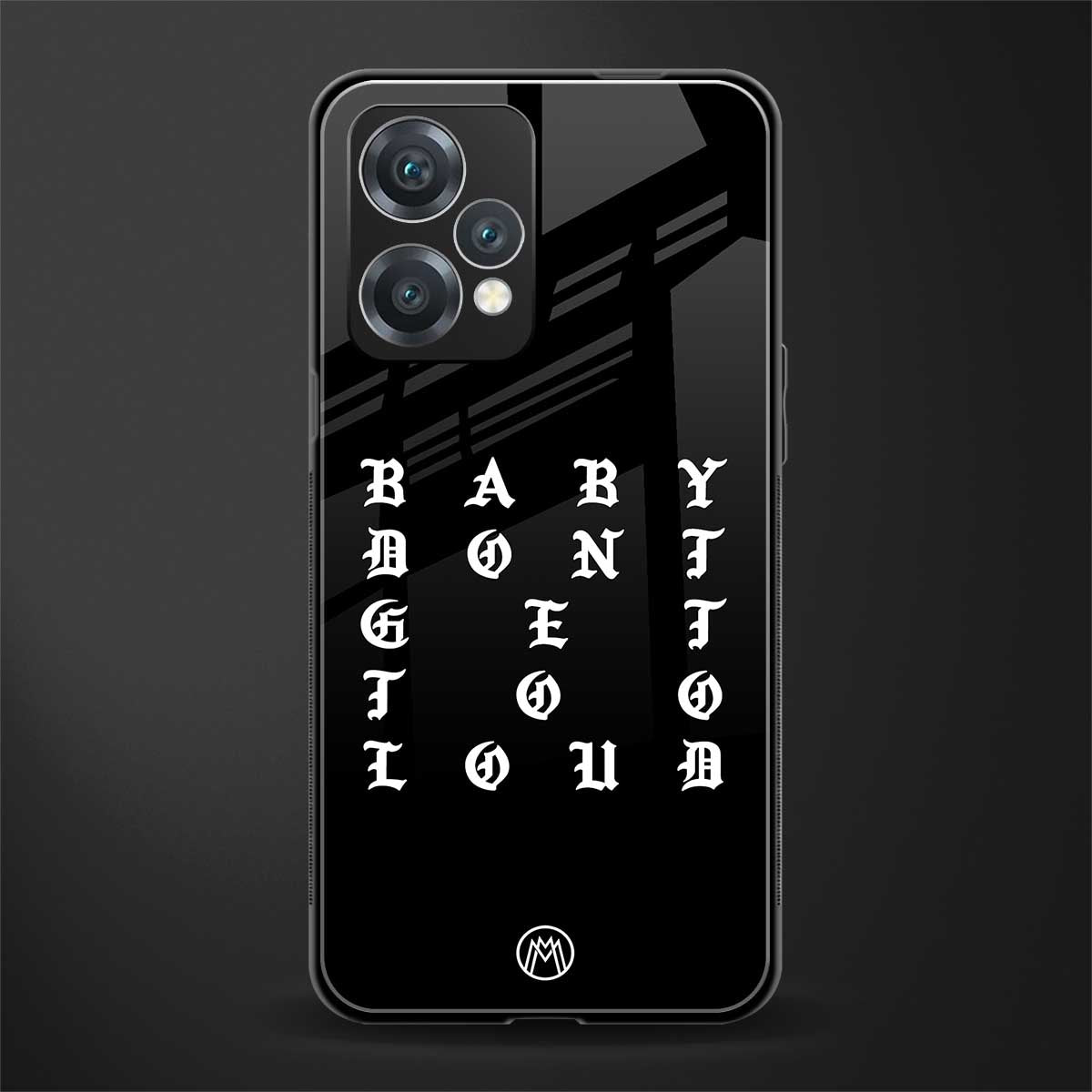 don't get too loud back phone cover | glass case for realme 9 pro 5g