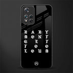 don't get too loud glass case for poco m4 pro 5g image