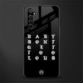 don't get too loud glass case for realme x50 pro image