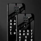 don't get too loud glass case for redmi note 9 image-2