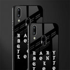 don't get too loud glass case for vivo y91 image-2