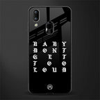 don't get too loud glass case for vivo y93 image