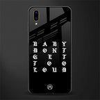 don't get too loud glass case for vivo v11 pro image