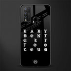 don't get too loud glass case for vivo y50 image