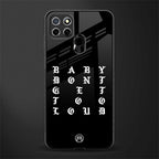 don't get too loud glass case for realme c25 realme c25s image