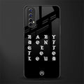 don't get too loud glass case for realme narzo 20 pro image