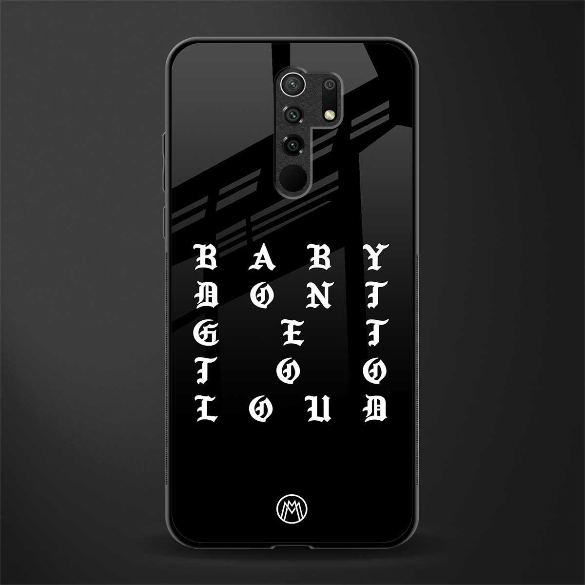 don't get too loud glass case for redmi 9 prime image