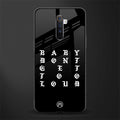 don't get too loud glass case for realme x2 pro image