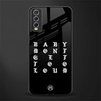 don't get too loud glass case for vivo y20 image