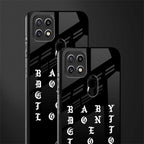 don't get too loud glass case for oppo a15 image-2