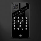 don't get too loud glass case for oppo a15s image