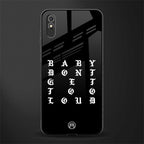 don't get too loud glass case for redmi 9a image