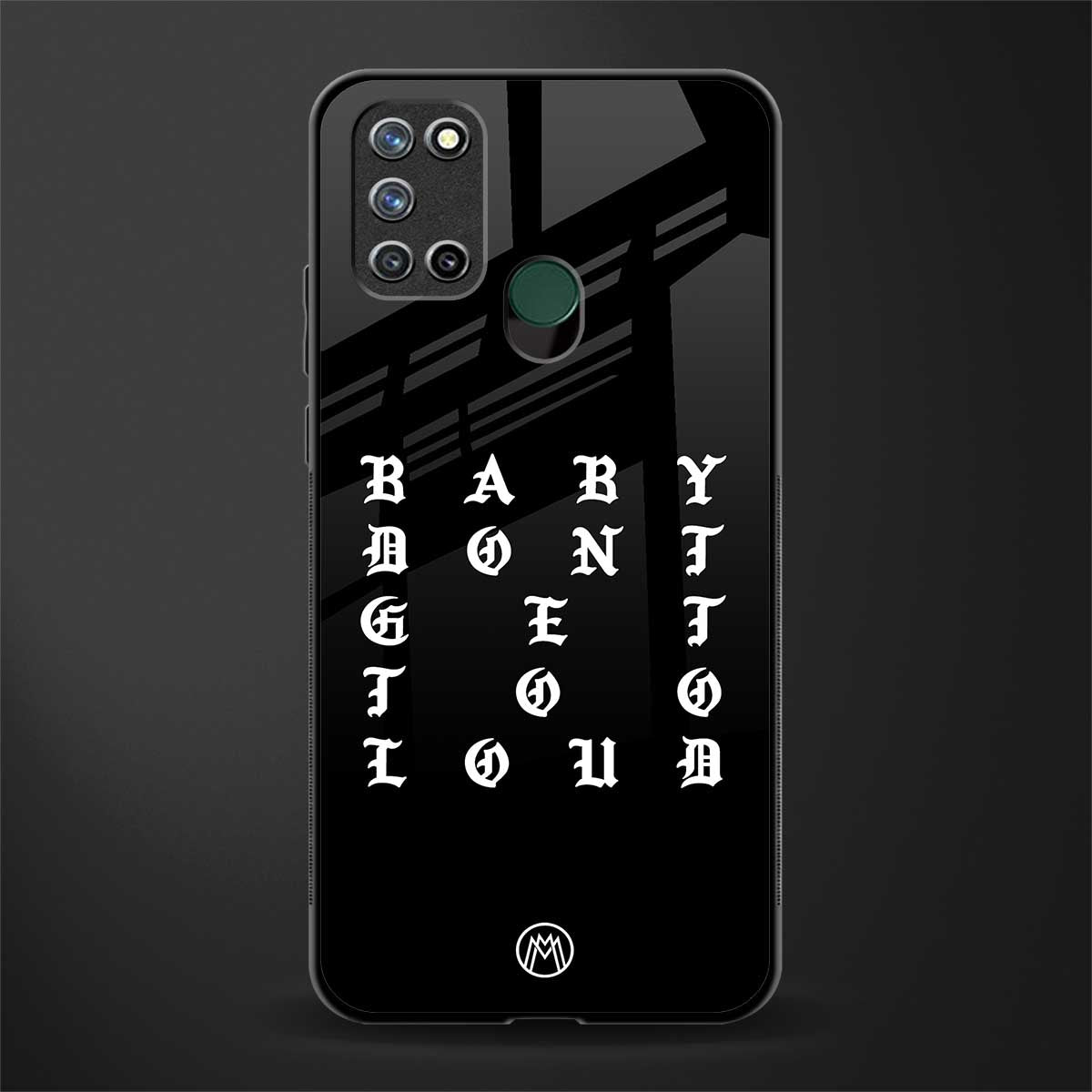 don't get too loud glass case for realme 7i image