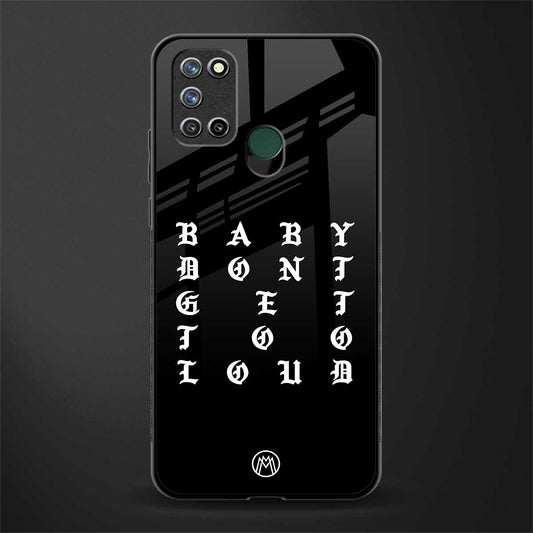 don't get too loud glass case for realme 7i image