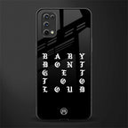 don't get too loud glass case for realme 7 pro image