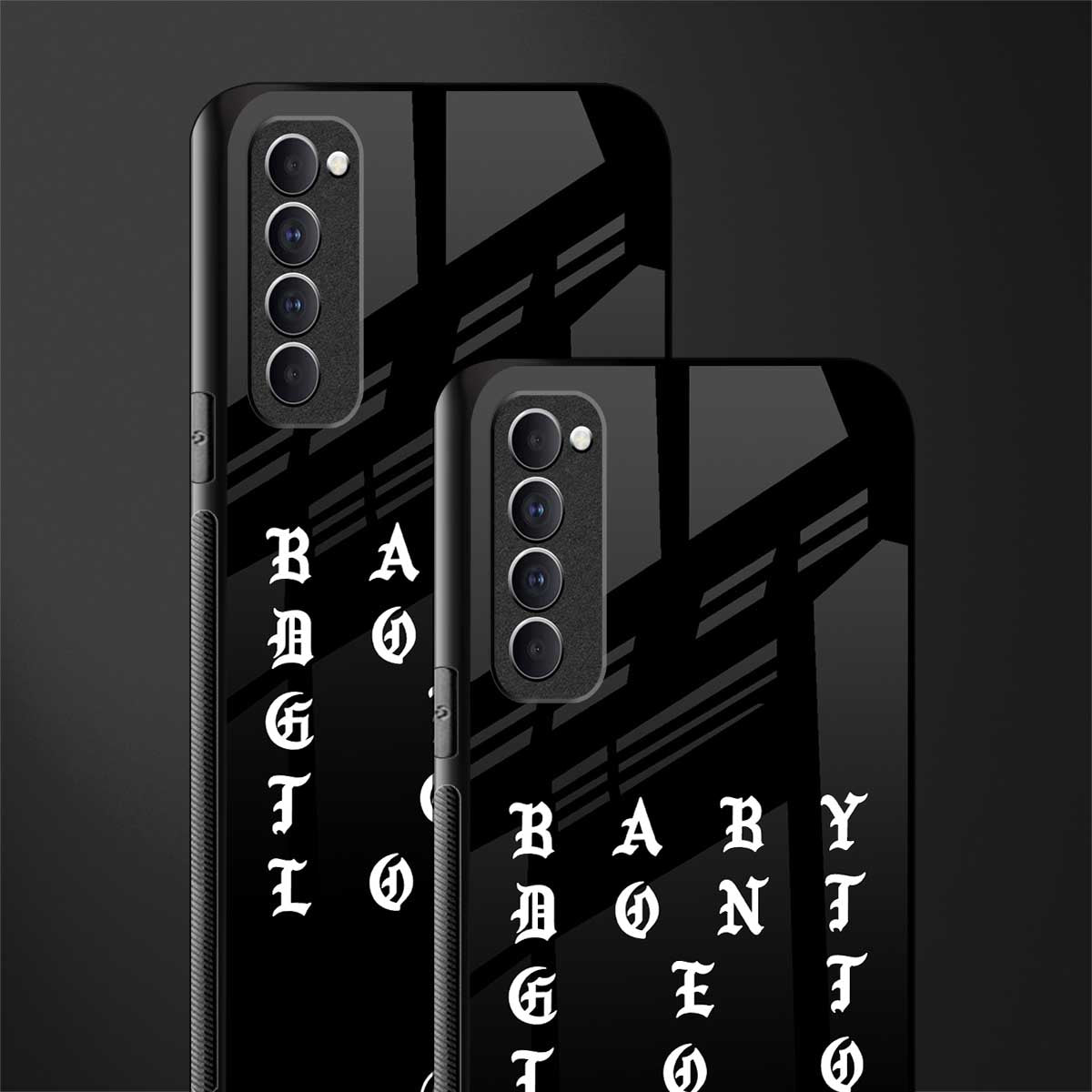 don't get too loud glass case for oppo reno 4 pro image-2