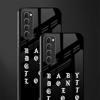 don't get too loud glass case for oppo reno 4 pro image-2