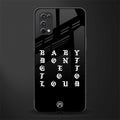 don't get too loud glass case for realme x7 pro image