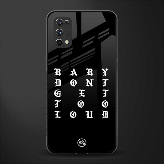 don't get too loud glass case for realme x7 pro image